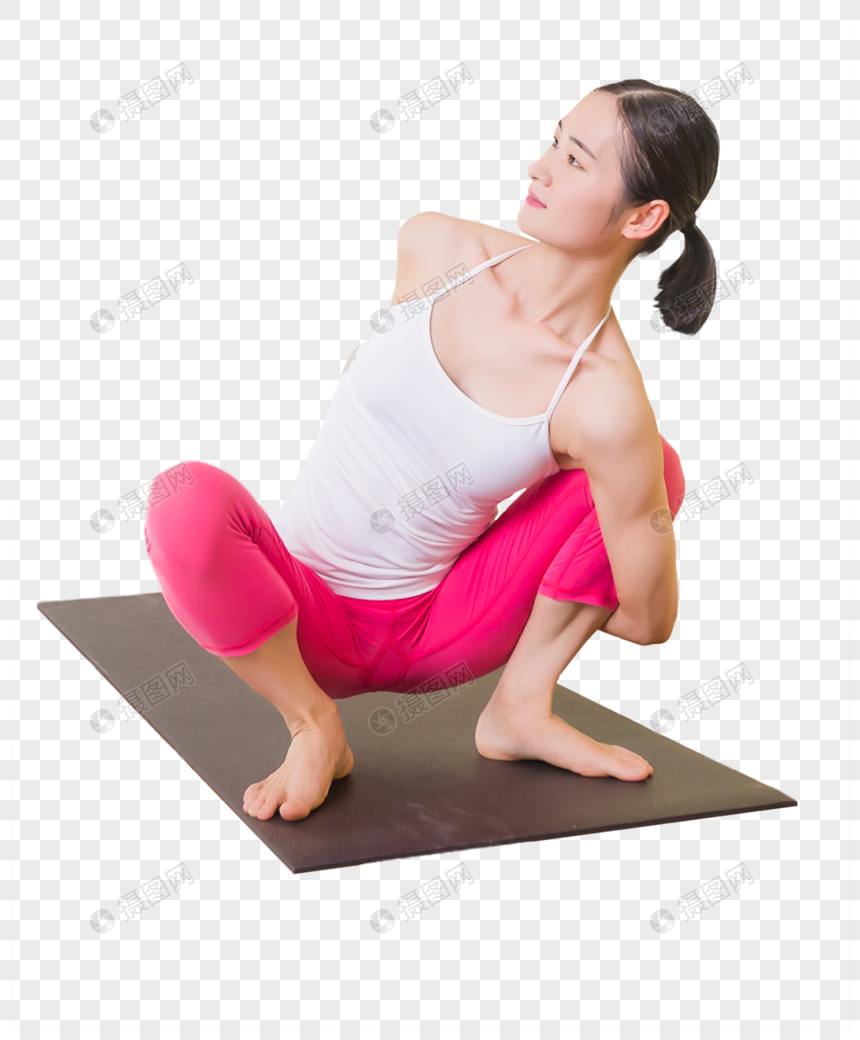 室内瑜伽 女性运动之美与身心和谐